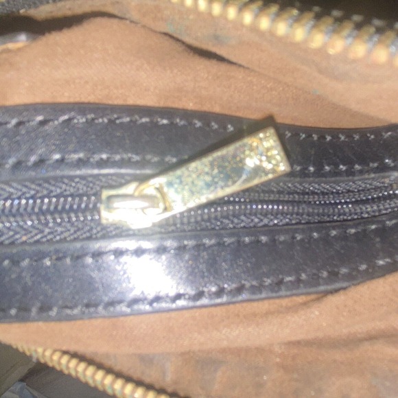 KORET New York TUDOR ZIP POUCH Clutch Purse Bag Black‎ Pre Owned - Picture 11 of 15